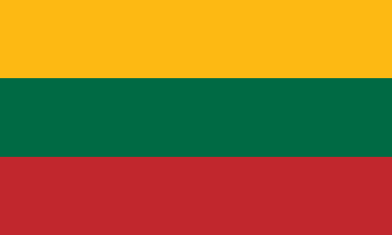Lietuvos Respublika Nationalflagge Logo (Menge 1 = 1 Sätze / 2 Logo Film / Kann von Lichtern andere Logos ersetzen)