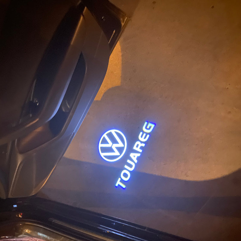 Volkswagen Door lights Touareg Logo  Nr. 1J29 (quantity 1 = 2 Logo Films /2 door lights）