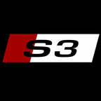 AUDI LOGO PROJECTOT LIGHTS Nr.129 (الكمية 1 = 2 شعار الأفلام / 2 أضواء الباب)