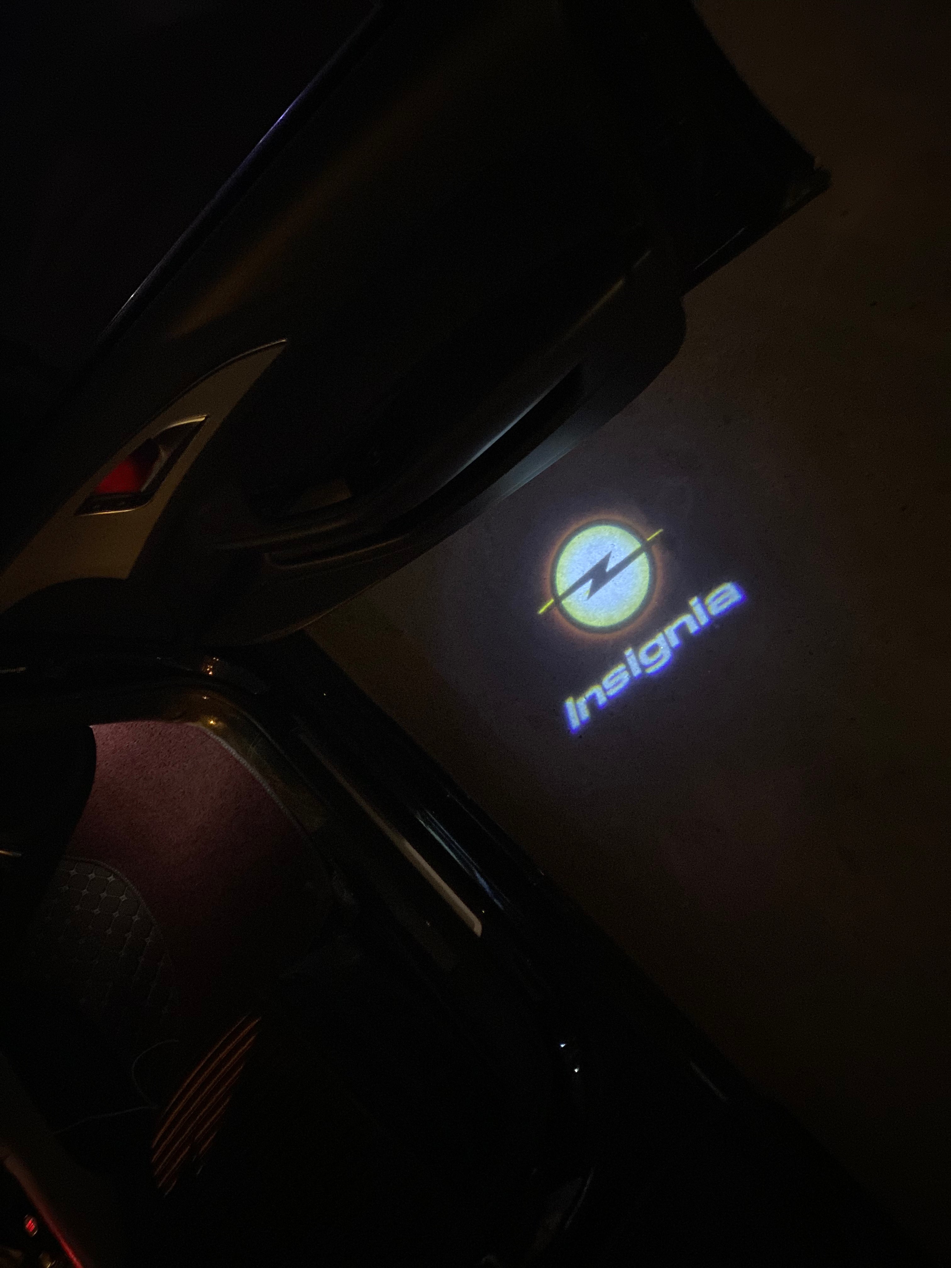 LUCES Opel Insignia LOGO PROJECROTR Nr.01 (cantidad 1 = 1 juegos / 2 luces de puerta)