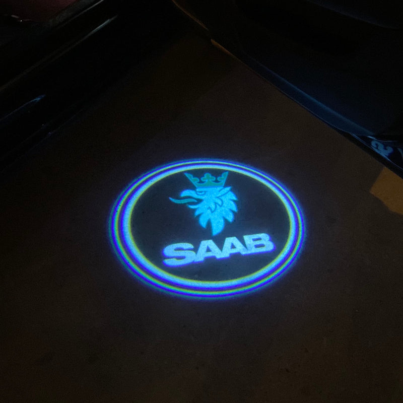 SAAB  Original LOGO PROJECROTR LIGHTS Nr.25123 (quantity 1 = 1 sets/2 door lights)
