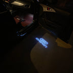 AUDI LOGO PROJECTOT LIGHTS Nr.19 (cantidad 1 = 2 películas con logotipo /2 luces de puerta)