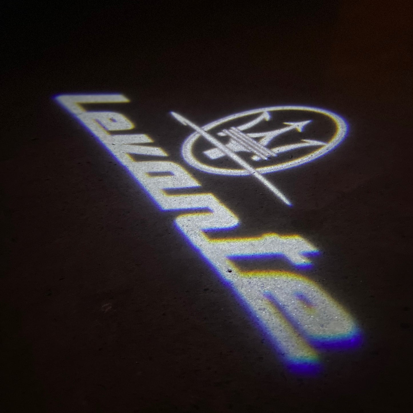 Maserati LOGO PROJECROTR LIGHTS Nr.01 (Anzahl 1 = 1 Sets / 2 Türleuchten)