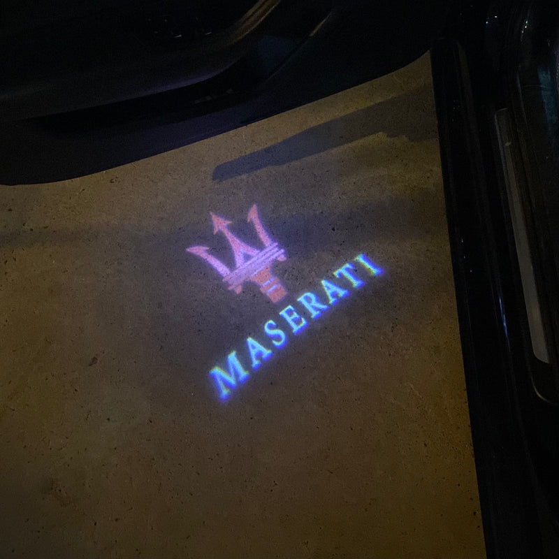 Maserati Sign Item No. 02 lamp (qty. 1 = 1 set / 2 Door Lights)