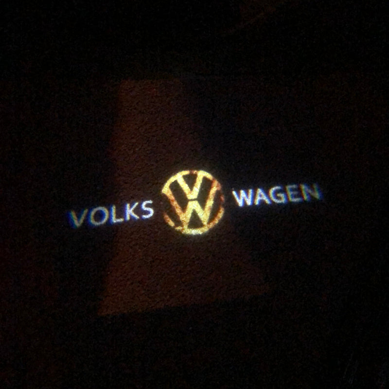 Volkswagen Door lights Logo Nr. 06 (cantidad 1 = 2 películas con logotipo / 2 luces de puerta)