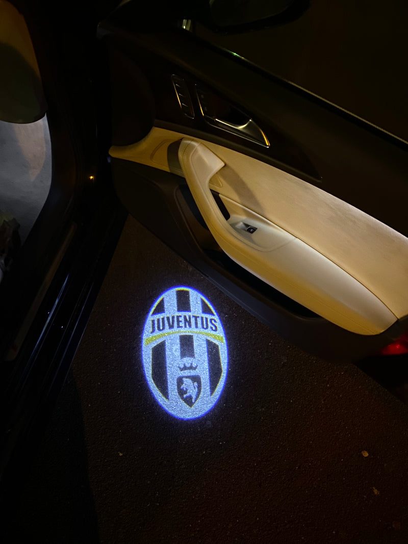 Football CLUB JUVENTUS Logo Nr.258  (quantity 1 = 2 Logo Films /2 door lights）