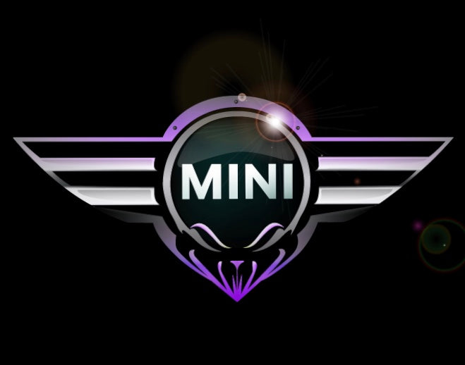 MINI LOGO PROJECROTR LIGHTS Nr.01 (quantity 1 = 1 sets/2 door lights)