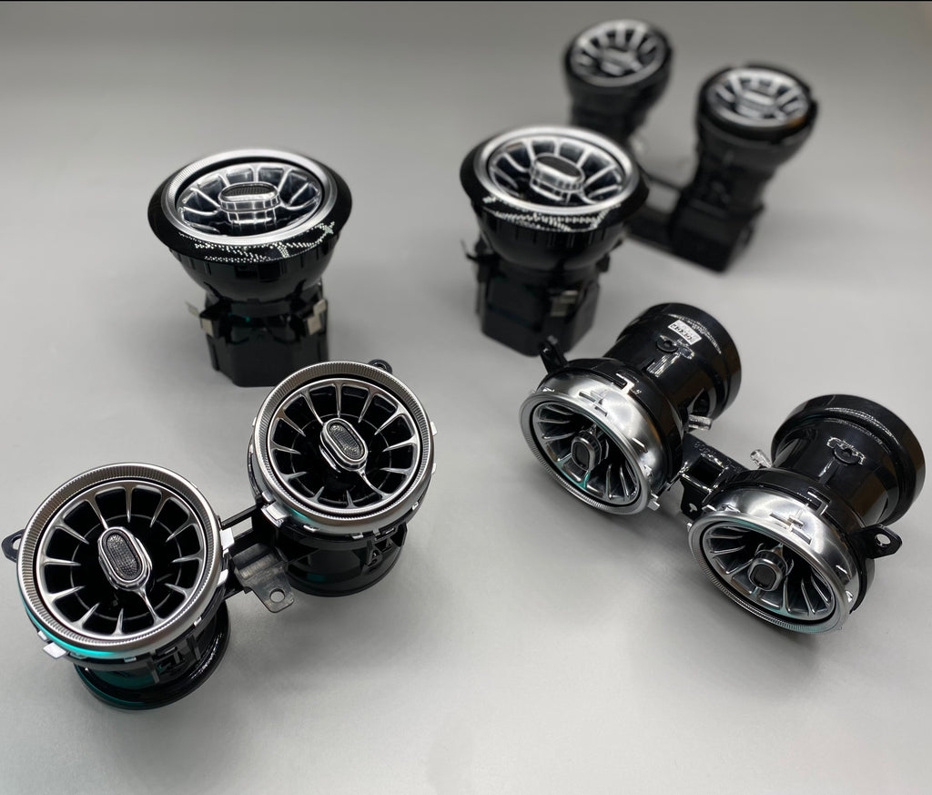 Luz ambiental de 64 colores Luz de control central Salida de turbina ligera para Mercedes-Benz