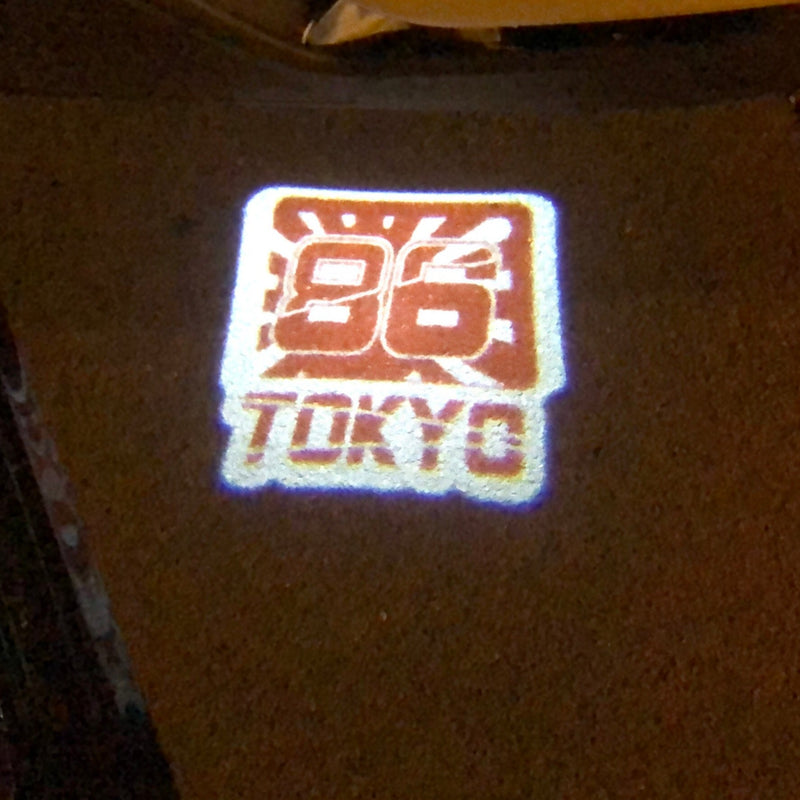 TOYOTA  GT86 LOGO PROJECROTR LIGHTS  Nr.14  (quantity 1 = 2 Logo Films /2 door lights）