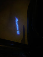 PORSCHE LOGO PROJECTOT LIGHTS Nr.84 (quantità 1 = 2 Logo Film / 2 luci porta)