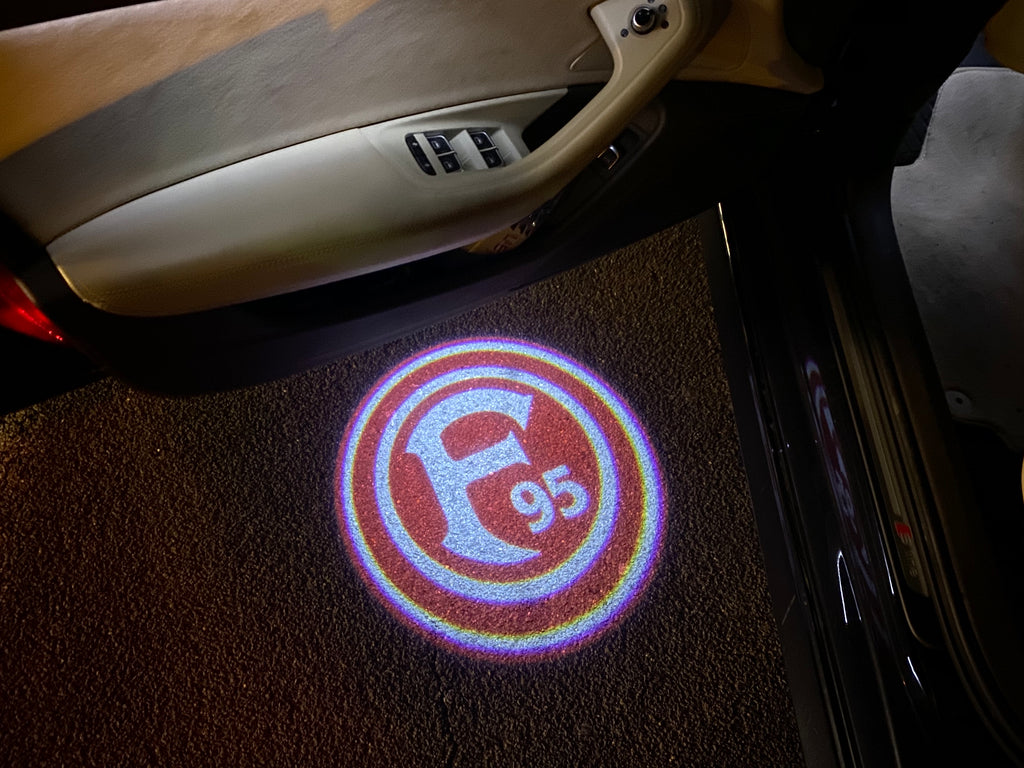 Football CLUB Fortuna Düsseldorf Logo Nr.258  (quantity 1 = 2 Logo Films /2 door lights）