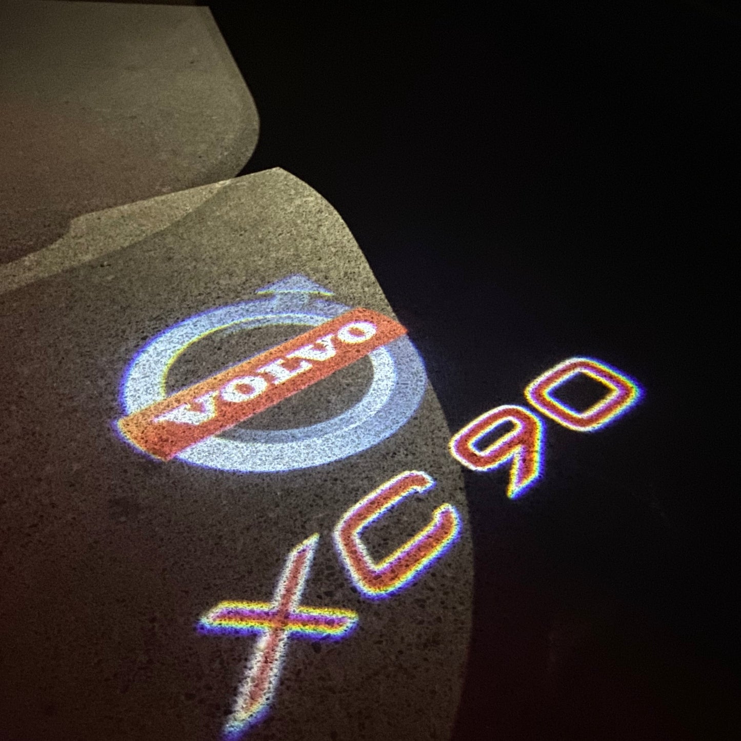 XC 90 LOGO PROJECROTR LIGHTS Nr.12 (Menge 1 = 2 Logo Film / 2 Türleuchten)