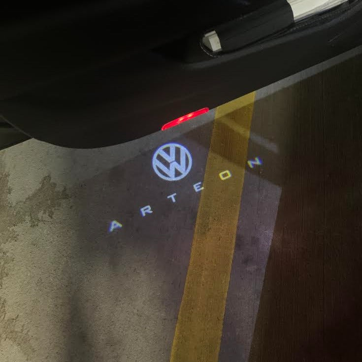Volkswagen Door lights Arteon  Door lights ARTEON  Logo  Nr. 83   (quantity 1 = 2 Logo Films /2 door lights）