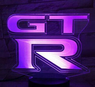 LUCES DE PROYECTOR CON LOGO GTR-R35 No 05 (cantidad 1 = 2 películas con logotipo / 2 luces de puerta)