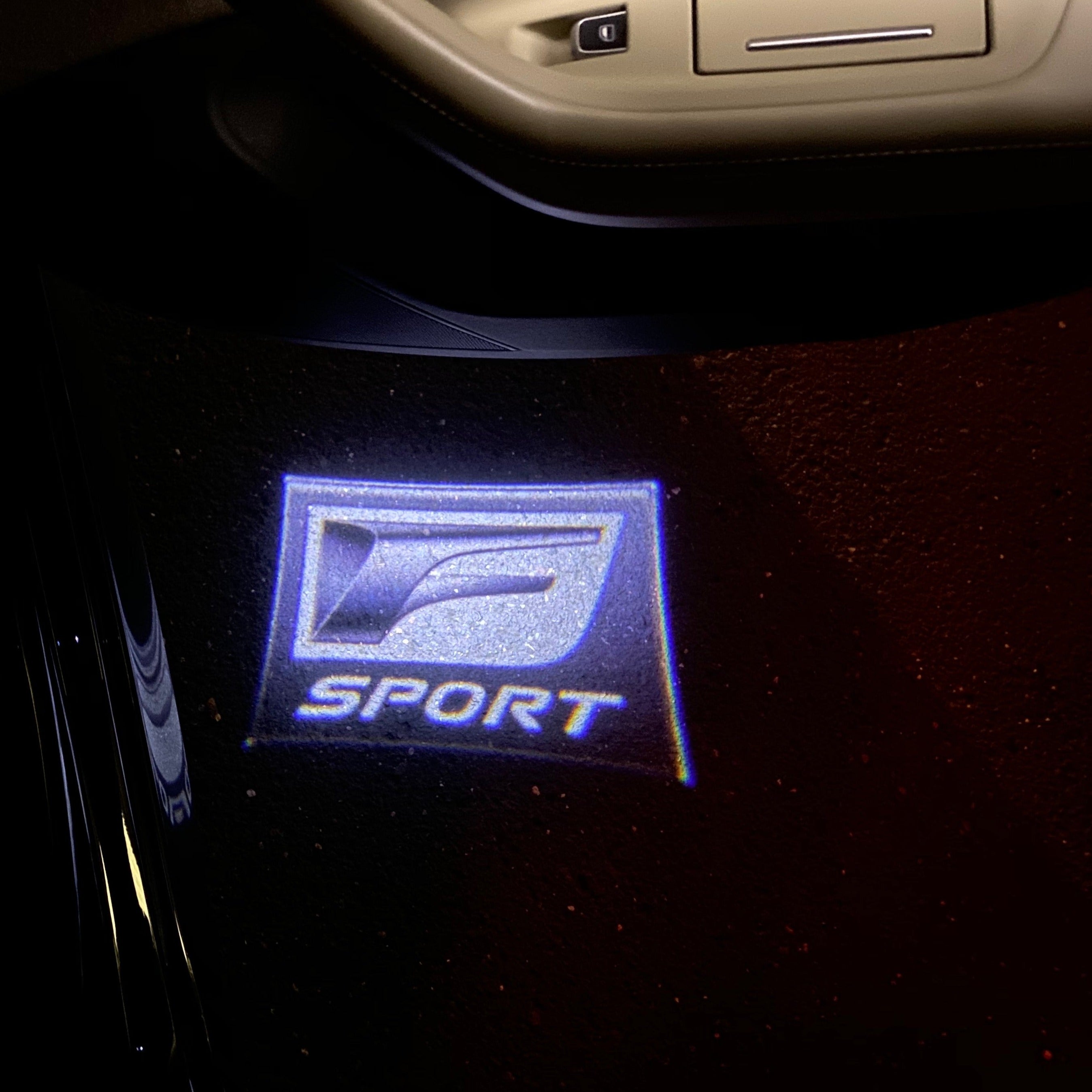 RC F LOGO PROJECROTR LIGHTS Nr.02 (quantité 1 = 1 ensembles / 2 feux de porte)