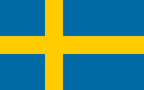 Logo du drapeau national de la Suède Konungariket Sverige (quantité 1 = 1 ensembles / 2 films de logo / peut remplacer les lumières d'autres logos)