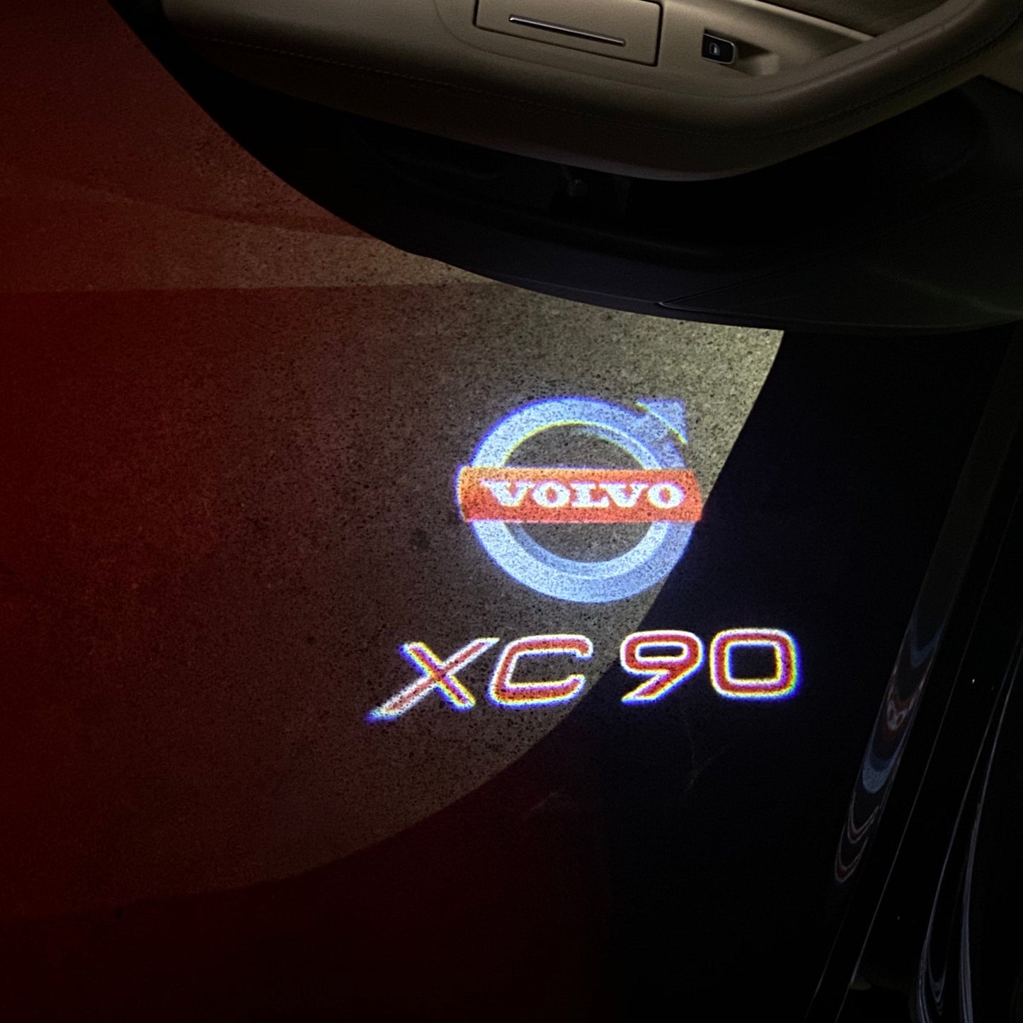 XC 90 LOGO PROJECROTR LIGHTS Nr.12 (Menge 1 = 2 Logo Film / 2 Türleuchten)