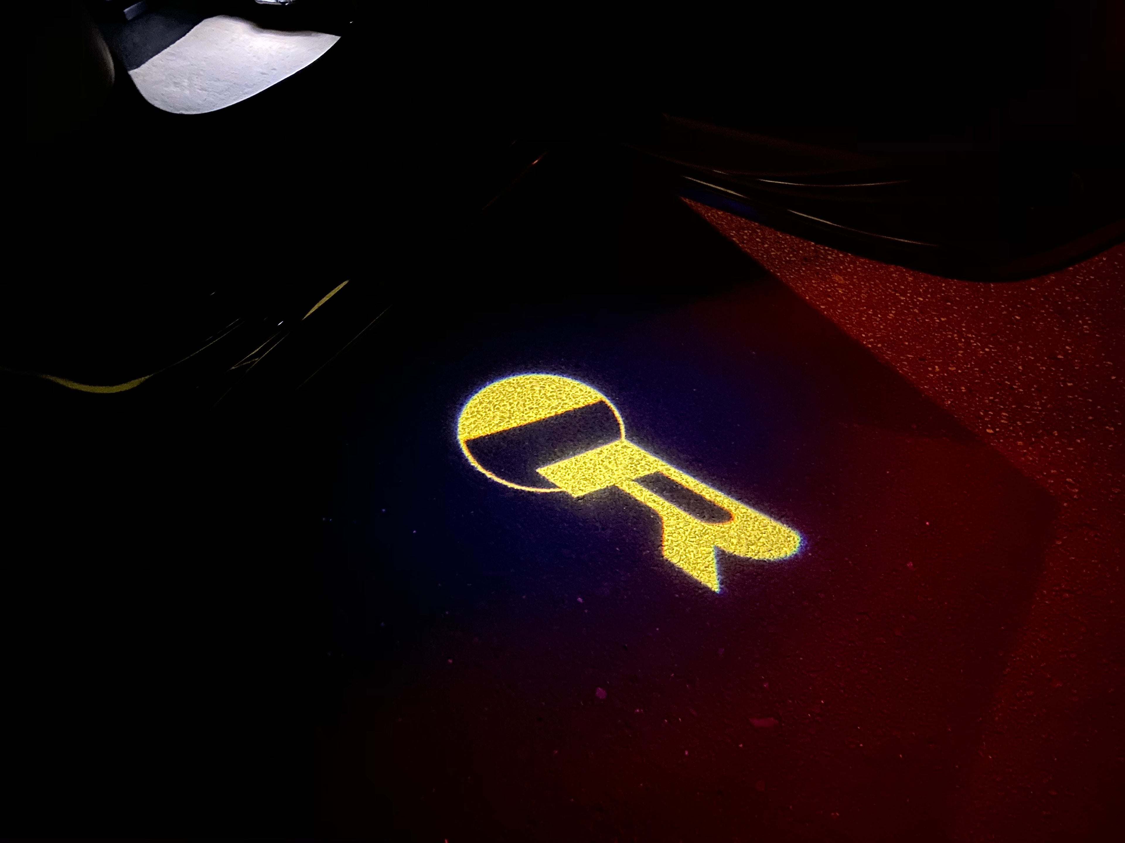 JAGUAR LOGO PROJECROTR LIGHTS Nr.34 (quantità 1 = 1 set/2 luci porta)