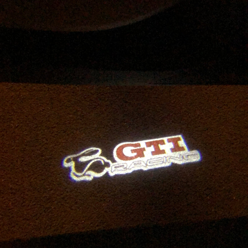 Volkswagen Türleuchten GTI Logo Nr. 28 (Menge 1 = 2 Logofolien /2 Türleuchten)