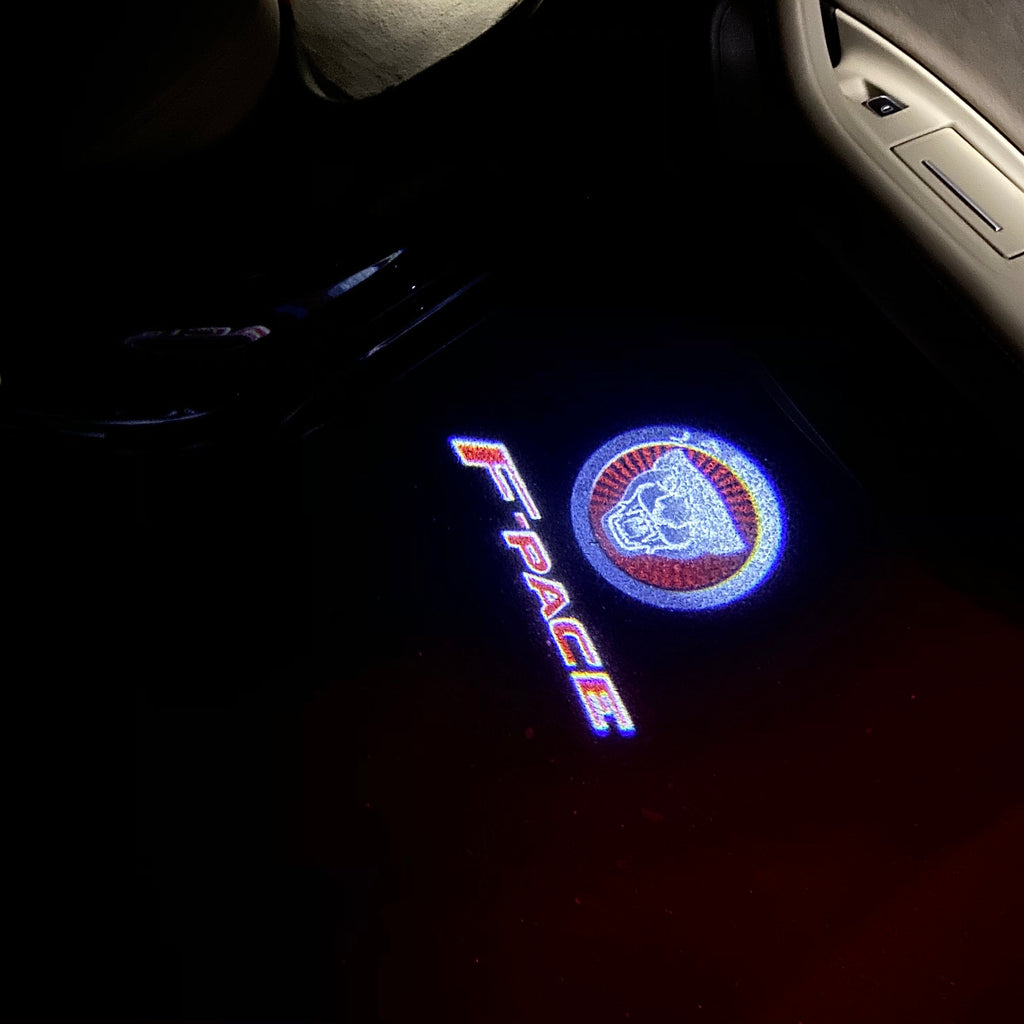 JAGUAR F PACE  LOGO PROJECROTR LIGHTS Nr.132  (quantity 1 = 1 sets/2 door lights)