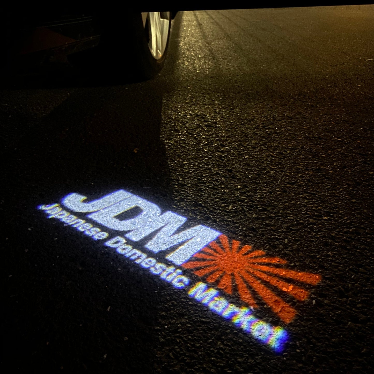 JDM LOGO PROJECTOR LIGHTS Nr.05 (Menge 1 = 1 Sätze / 2 Türlichter)