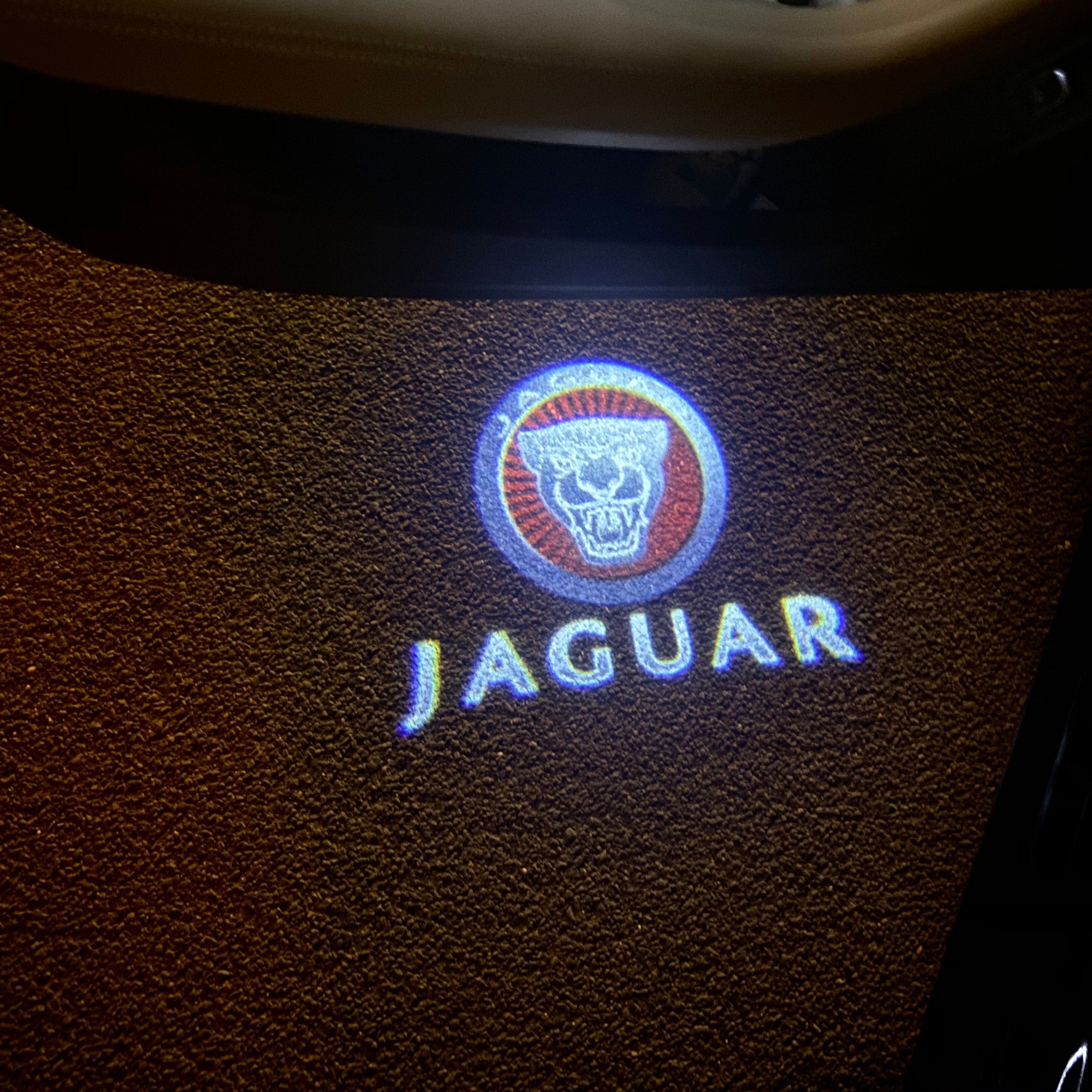 LUCI PROIETTORI LOGO JAGUAR Nr.02 (quantità 1 = 1 set / 2 luci porta)