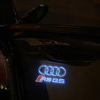 AUDI LOGO PROJECTOT LIGHTS Nr.19 (quantità 1 = 2 Logo Films /2 luci porta)