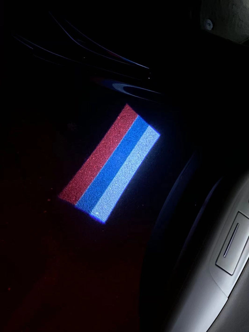 Russia Российская Федерация National Flag  logo door lights (quantity 1 = 1 sets / 2 logo film /  Can replace of lights  other logos )