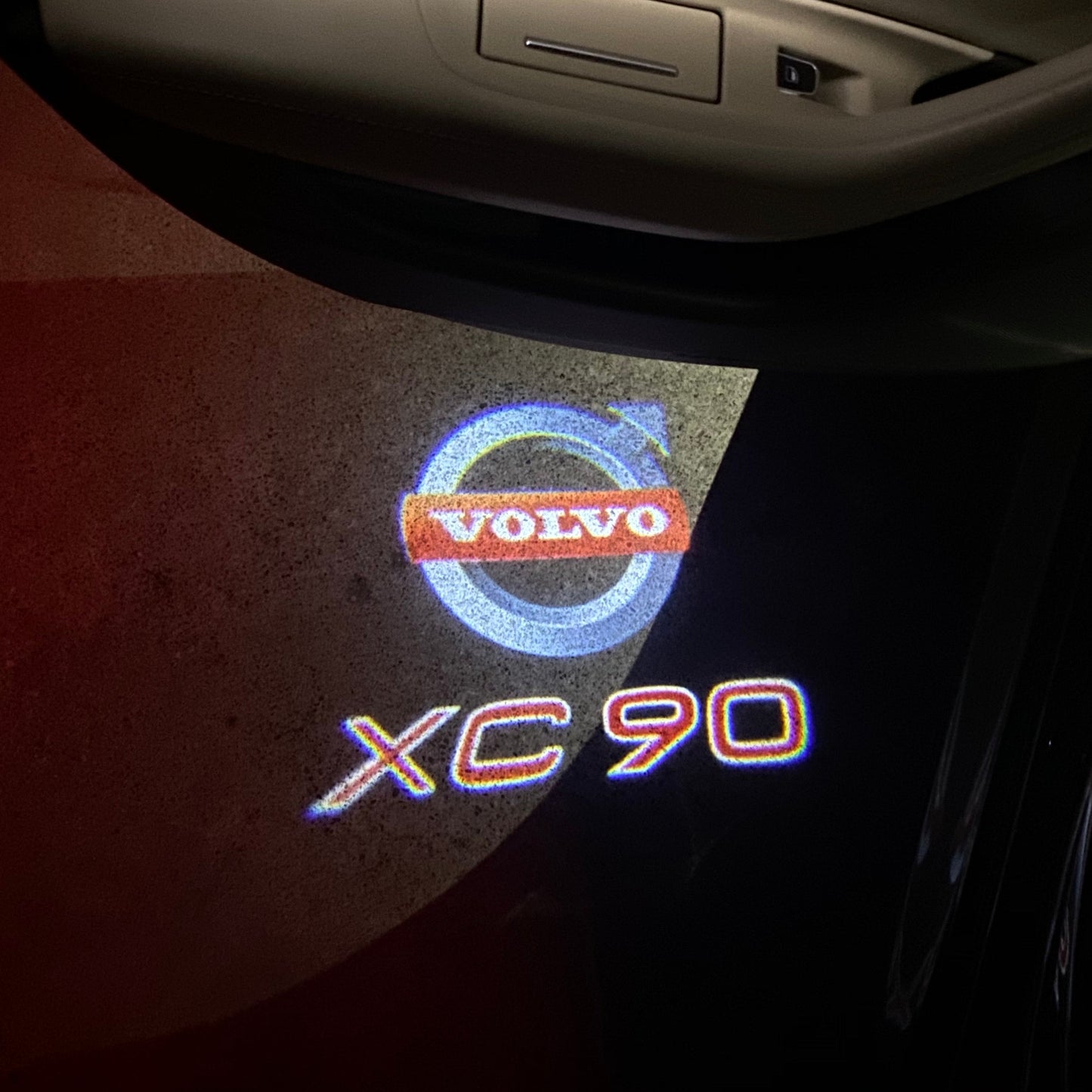 XC 90 LOGO PROJECROTR LIGHTS Nr.12 (Menge 1 = 2 Logo Film / 2 Türleuchten)