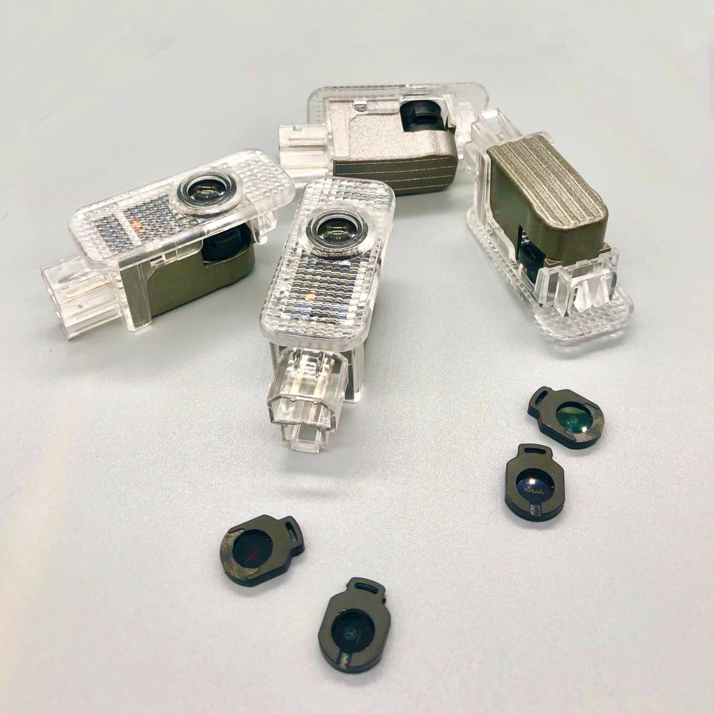 Iron Man Logo Nr.214 (Menge 1 = 2 Logofilme /2 Türleuchten)