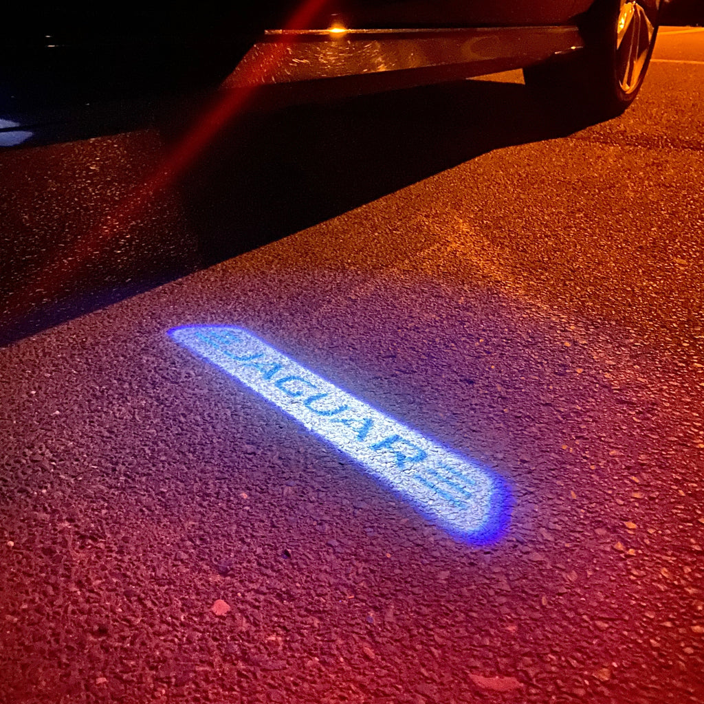 JAGUAR Blue Color LOGO PROJECROTR LIGHTS Nr.23 (quantity 1 = 1 sets/2 door lights)