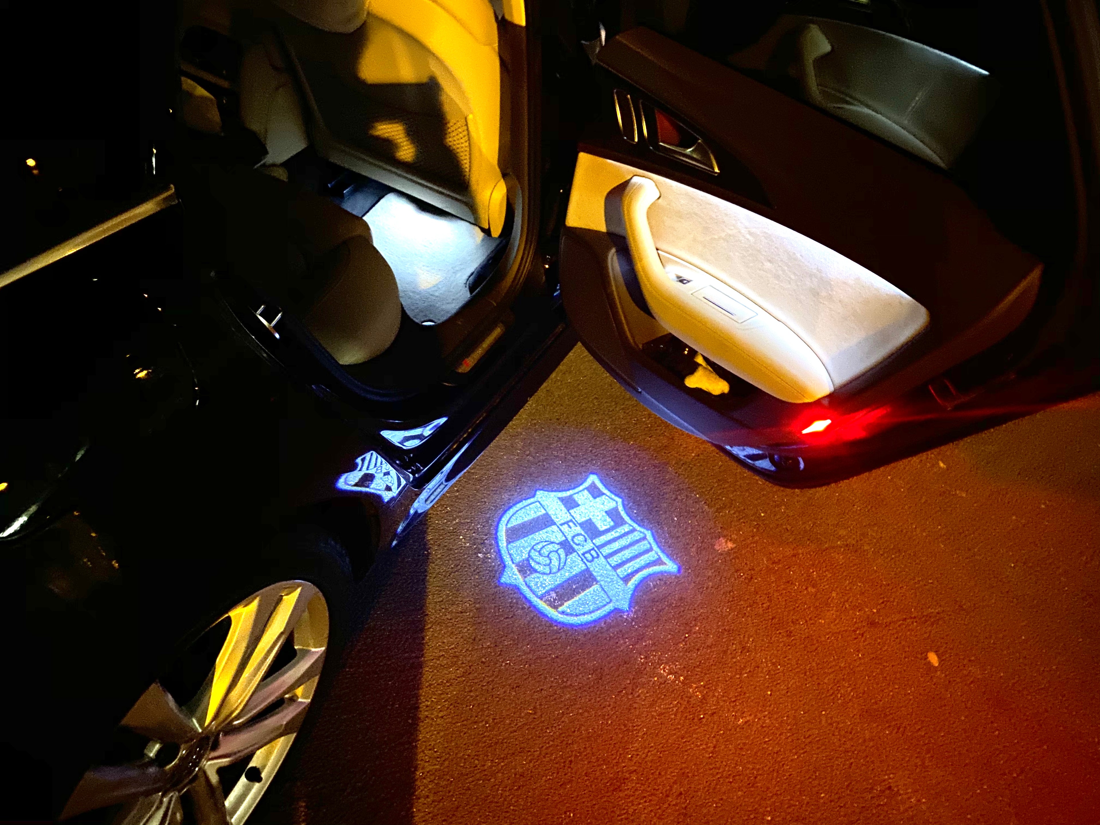 Fußball CLUB Logo Nr.258 (Menge 1 = 2 Logofilme /2 Türleuchten)