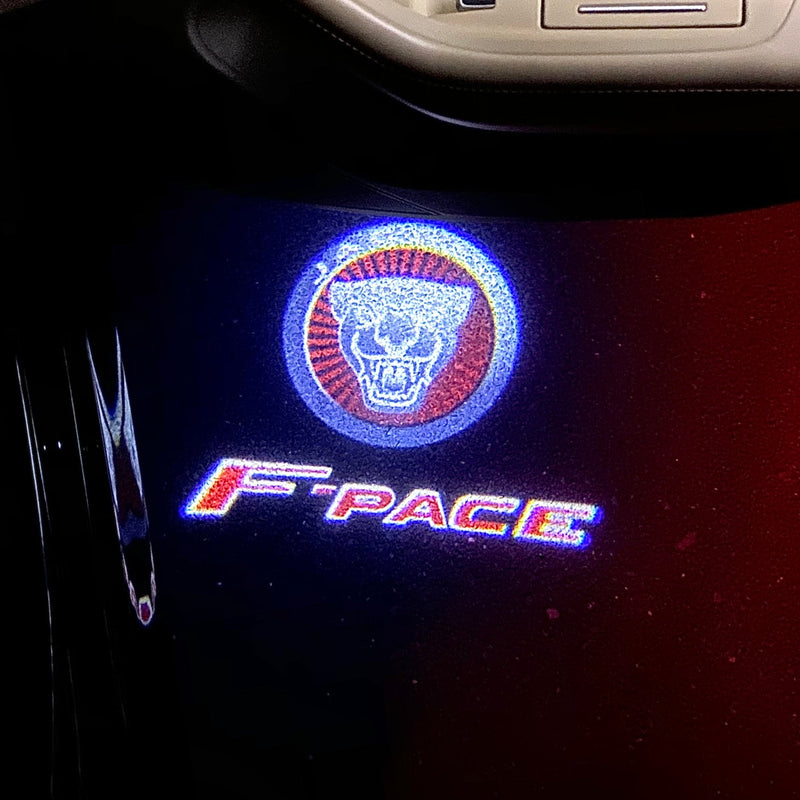 JAGUAR F PACE  LOGO PROJECROTR LIGHTS Nr.132  (quantity 1 = 1 sets/2 door lights)