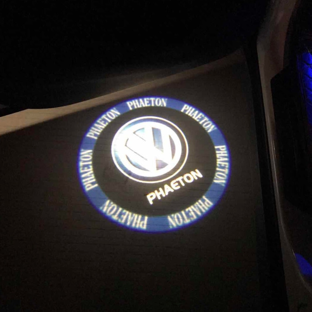 Volkswagen Door lights PHAETON Logo Nr. 78 (quantité 1 = 2 Logo Films /2 feux de porte)