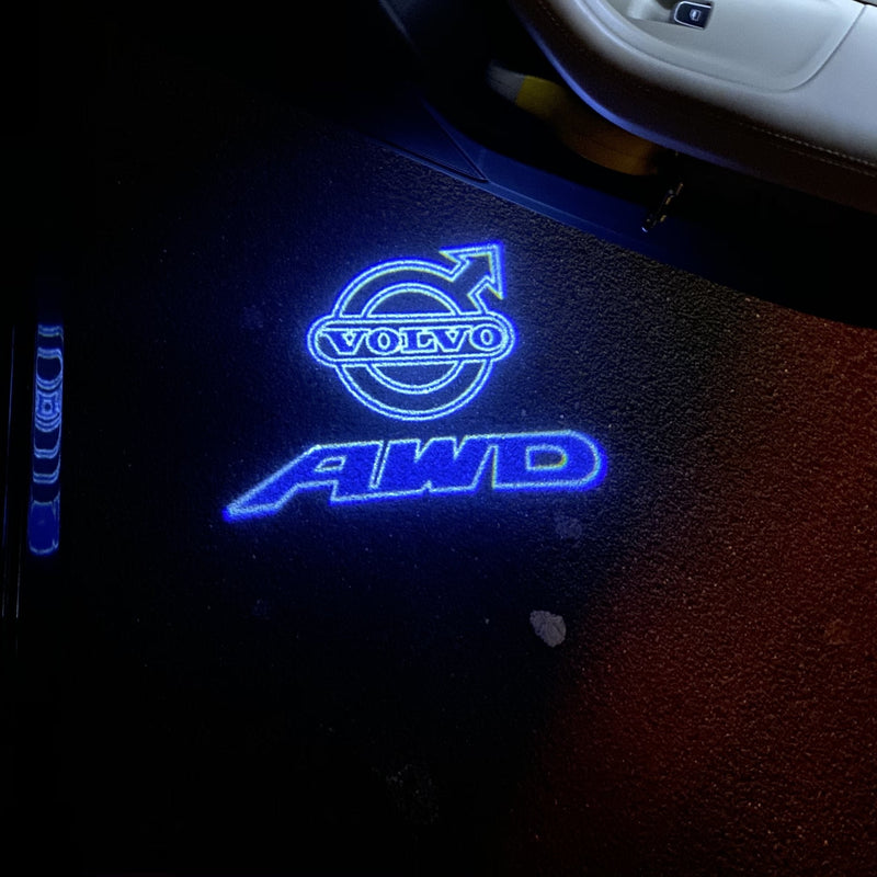 Volvo AWD LOGO PROJECROTR LIGHTS Nr.64 (quantity  1 =  2 Logo Film /  2 door lights)