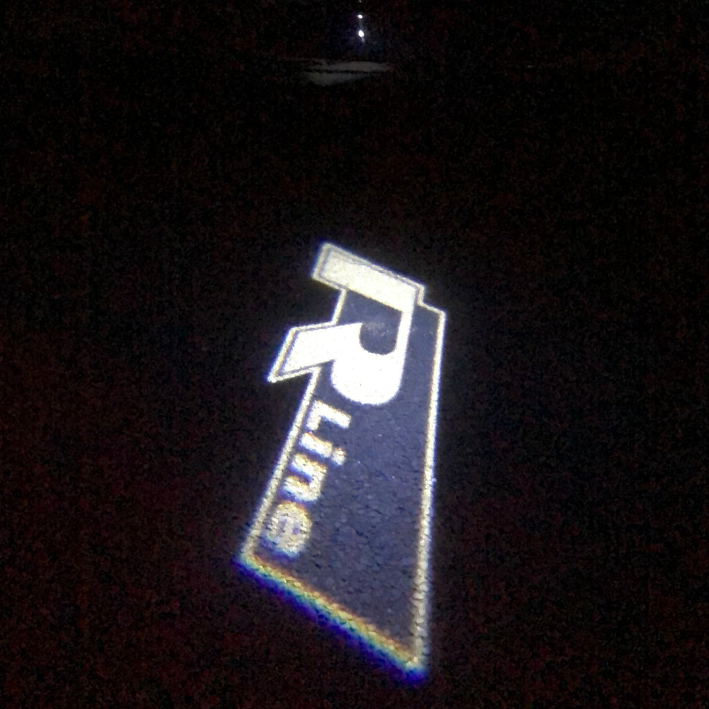 Volkswagen Türleuchten R LINE Logo Nr. 52 (Anzahl 1 = 2 Logo-Folien / 2 Türleuchten）