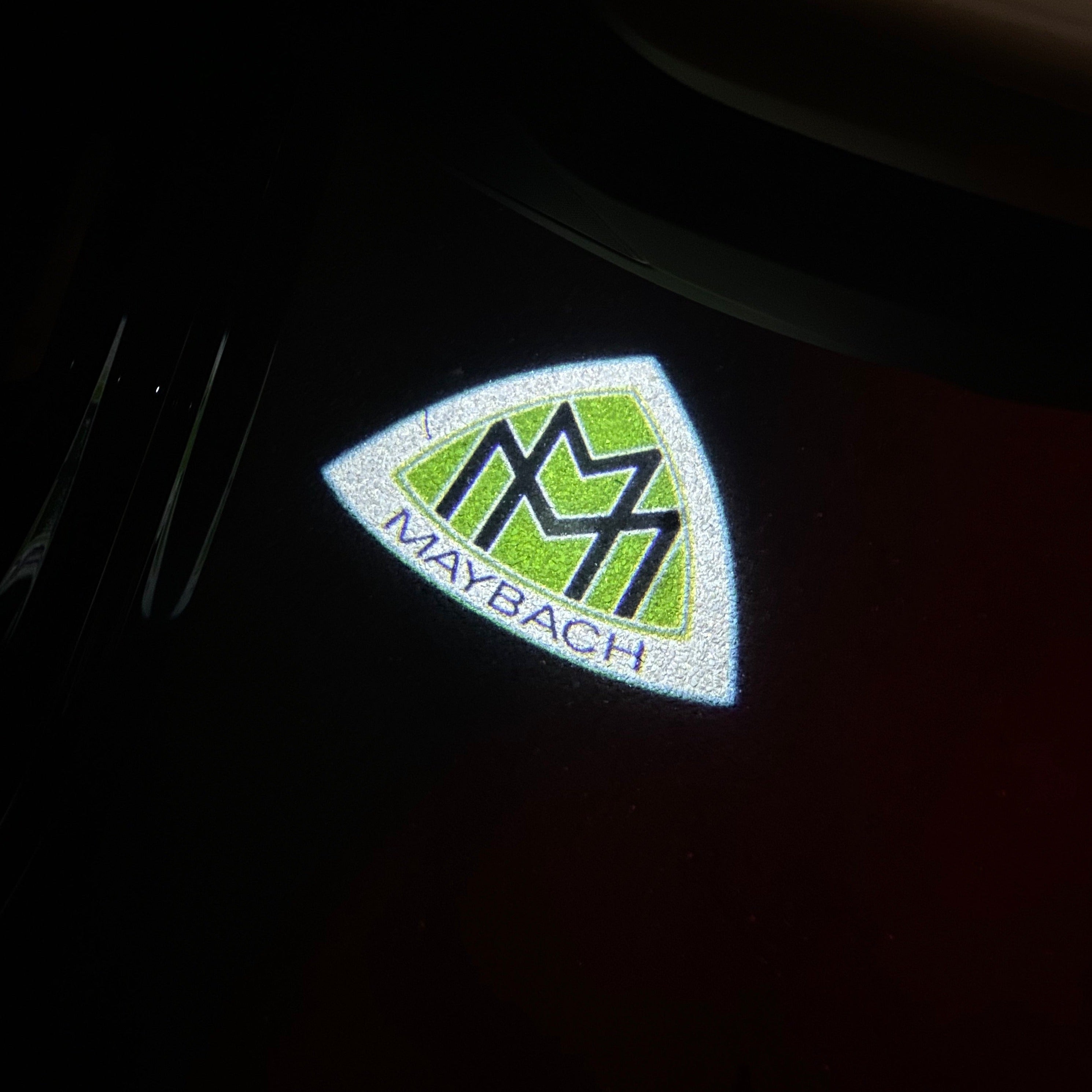 MAYBACH LOGO PROJECTOT LIGHTS Nr.28 (Menge 1 = 2 Logofolien /2 Türleuchten)
