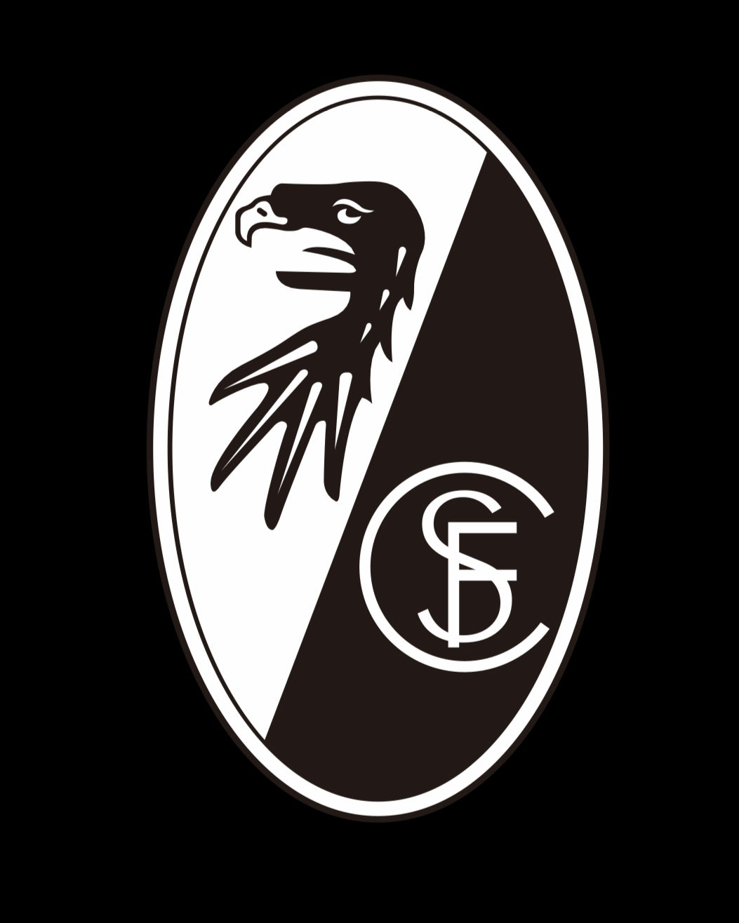 Fußball CLUB Logo Nr.258 (Menge 1 = 2 Logofilme /2 Türleuchten)