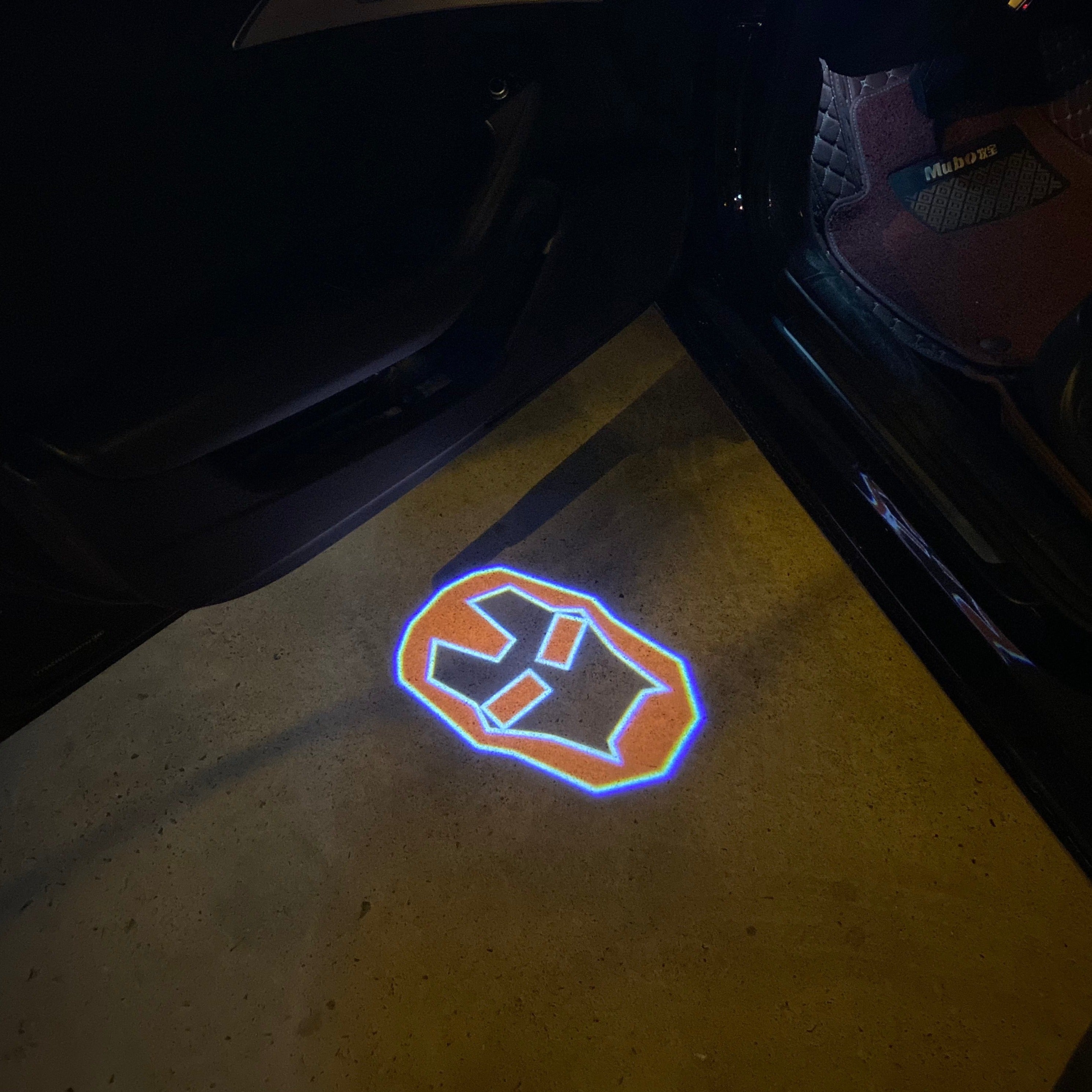 Iron Man Logo Nr.214 (quantité 1 = 2 Logo Films /2 feux de porte)