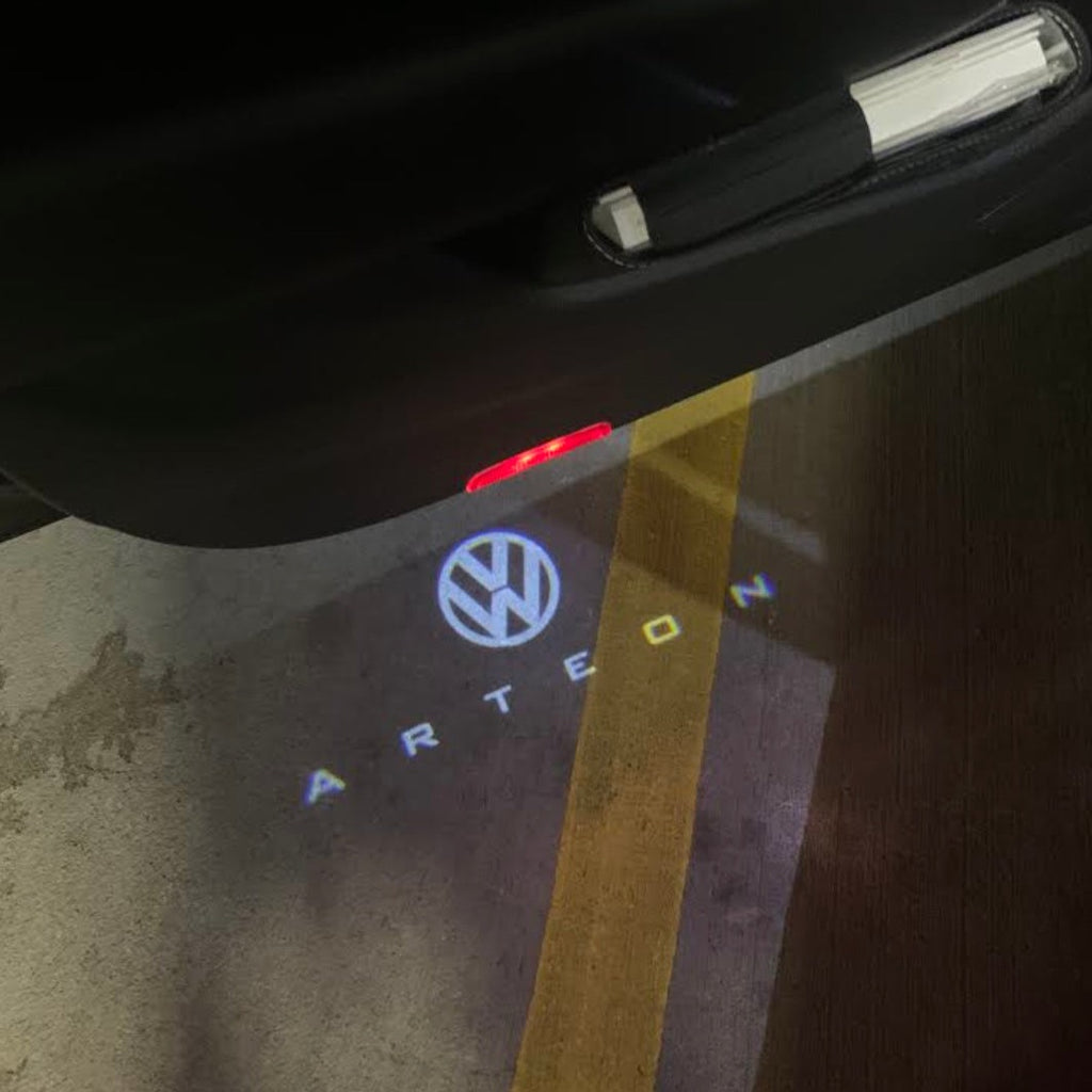 Volkswagen Arteon Door lights Logo Nr. 84 (quantità 1 = 2 Logo Films /2 luci porta)
