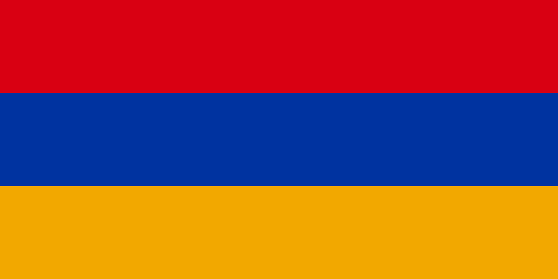 Armenia Հայաստանի Հանրապետություն logo bandiera nazionale (quantità 1 = 1 set / 2 pellicola logo / Può sostituire di luci altri loghi)