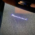 PORSCHE LOGO PROJECTOT LIGHTS Nr.87 (quantità 1 = 2 Logo Film / 2 luci porta)