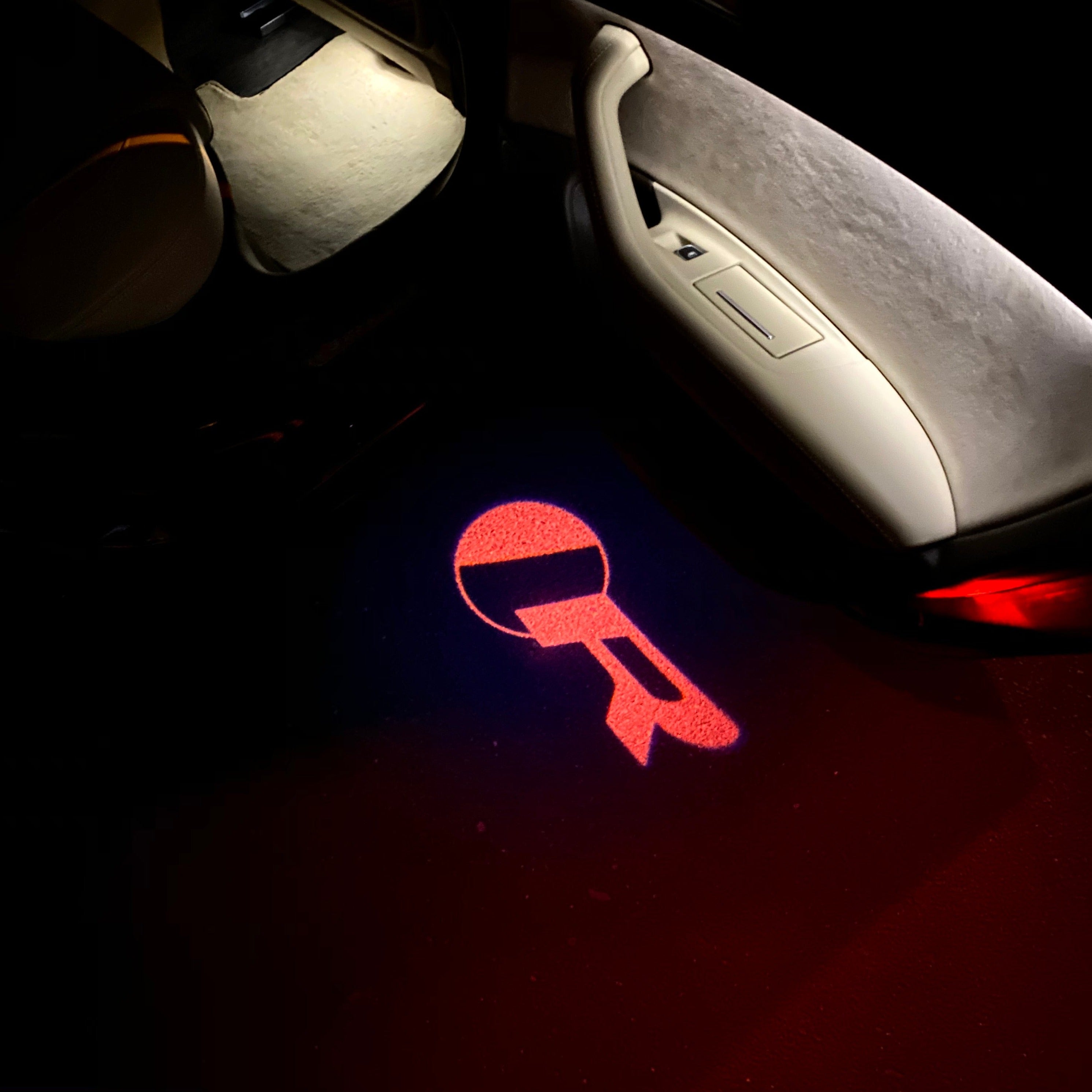 JAGUAR LOGO PROJECROTR LIGHTS Nr.35 (quantità 1 = 1 set/2 luci porta)