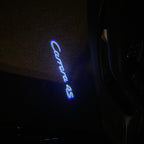 PORSCHE LOGO PROJECTOT LIGHTS Nr.80 (quantità 1 = 2 Logo Film / 2 luci porta)