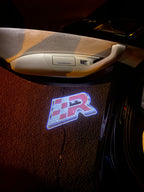 Volkswagen Türleuchten R Logo Nr. 149 (Menge 1 = 2 Logo-Folie / 2 Türleuchten)