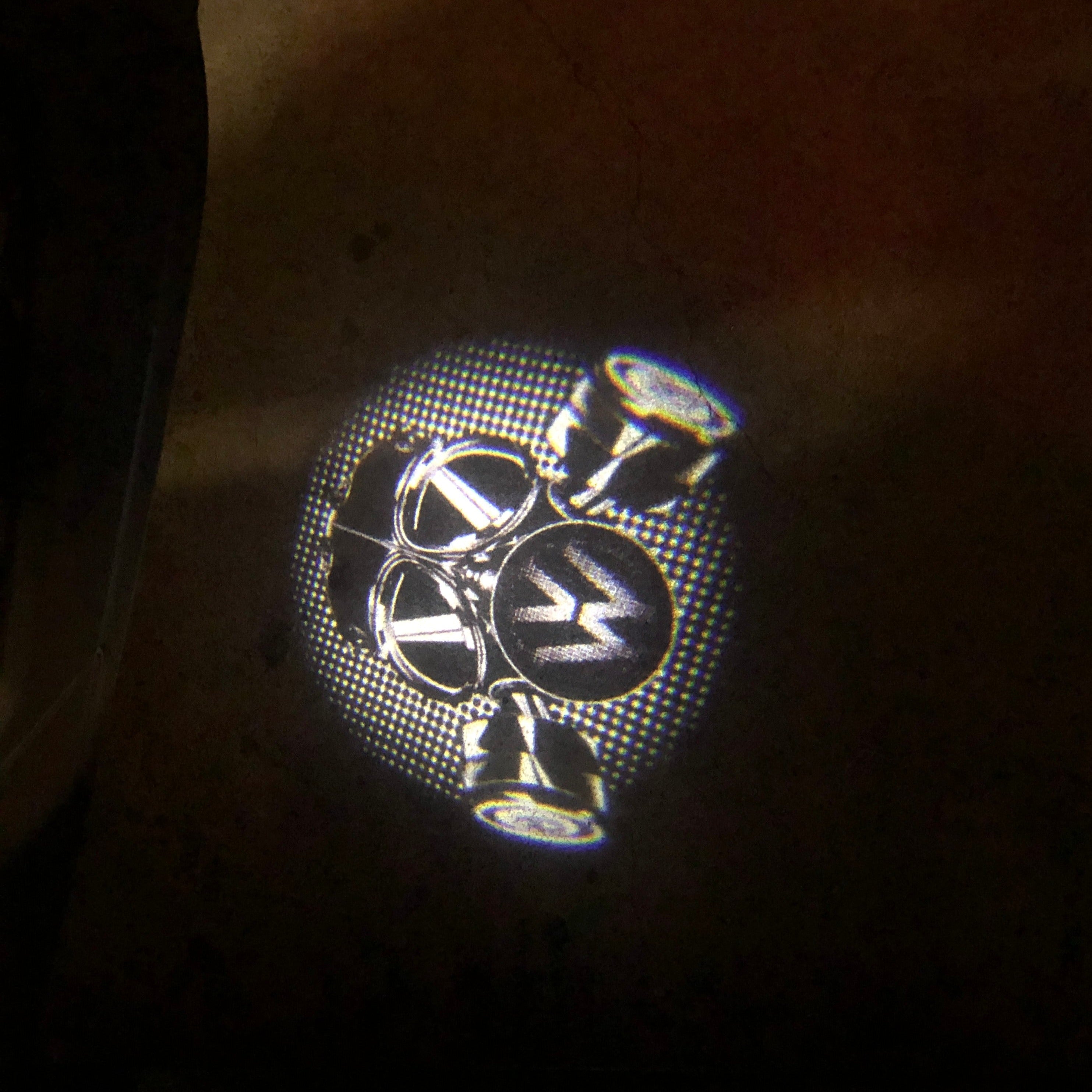 Volkswagen GAS MASK Lampes de porte Nr. 11 (quantité 1 = 2 Logo Films /2 feux de porte)
