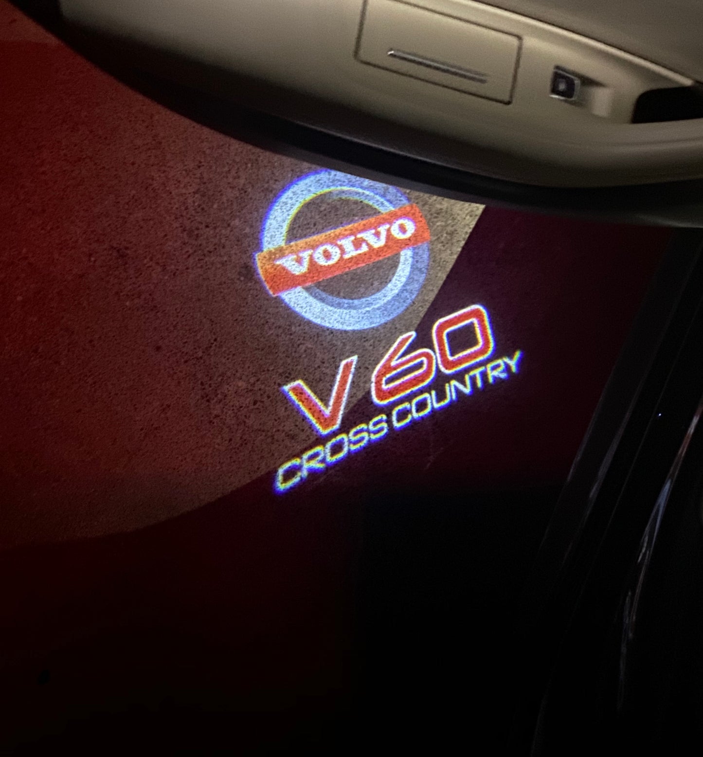 Volvo V60 LOGO PROJECROTR LIGHTS Nr.09  (quantity  1 =  2 Logo Film /  2 door lights)