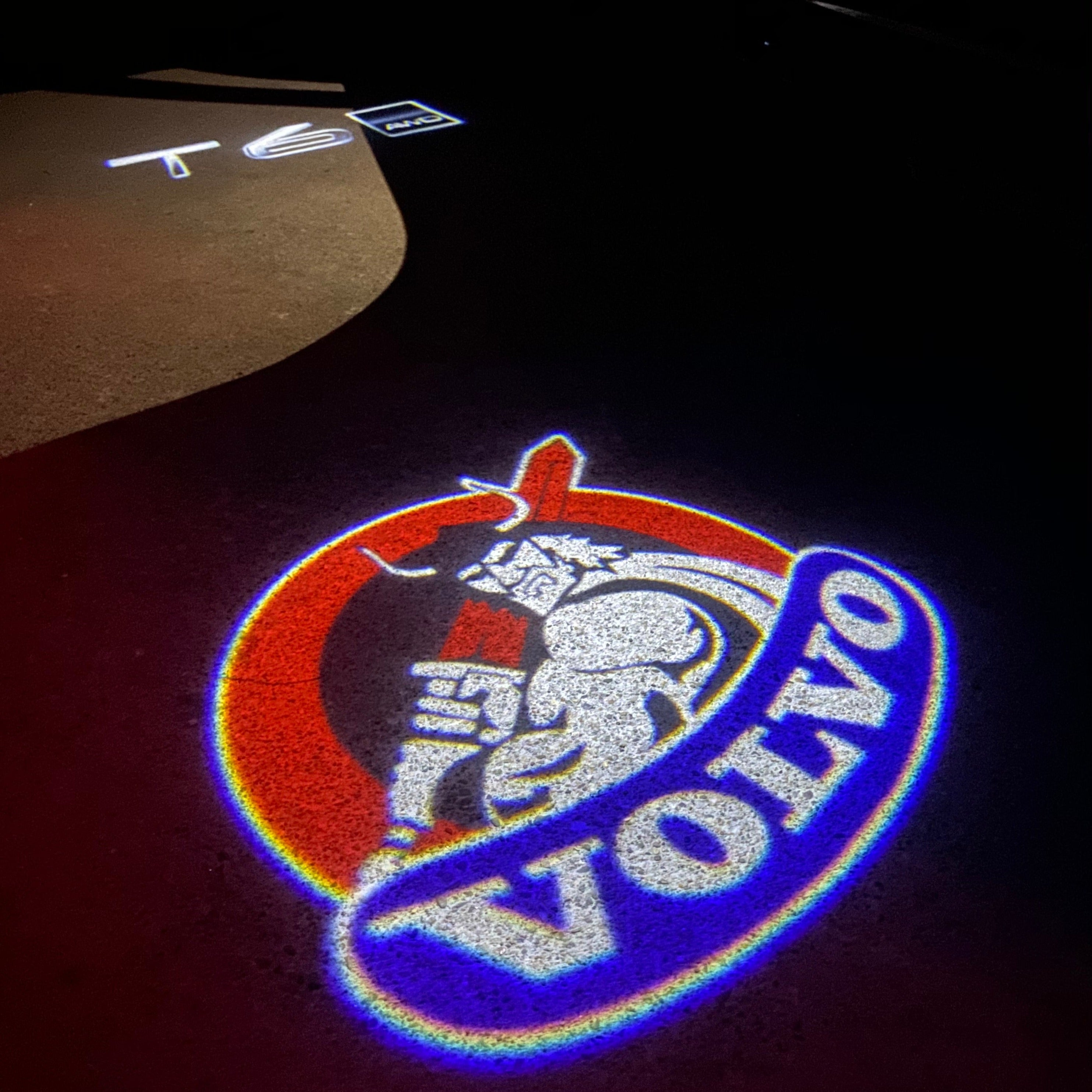 Volvo LOGO PROJECROTR LIGHTS Nr.75 (quantité 1 = 2 Logo Film / 2 feux de porte)