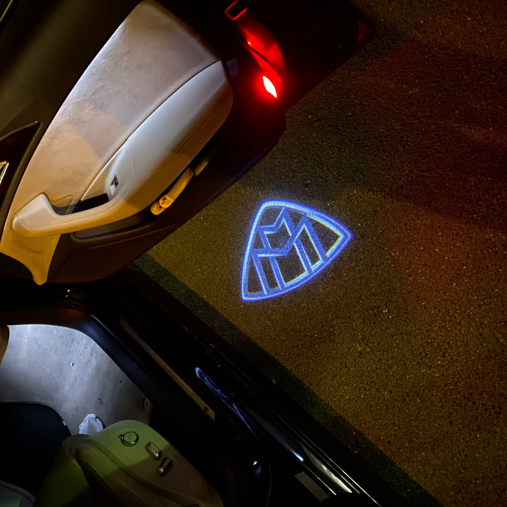 MAYBACH LOGO PROJECTOT LIGHTS Nr.28 (Menge 1 = 2 Logofolien /2 Türleuchten)