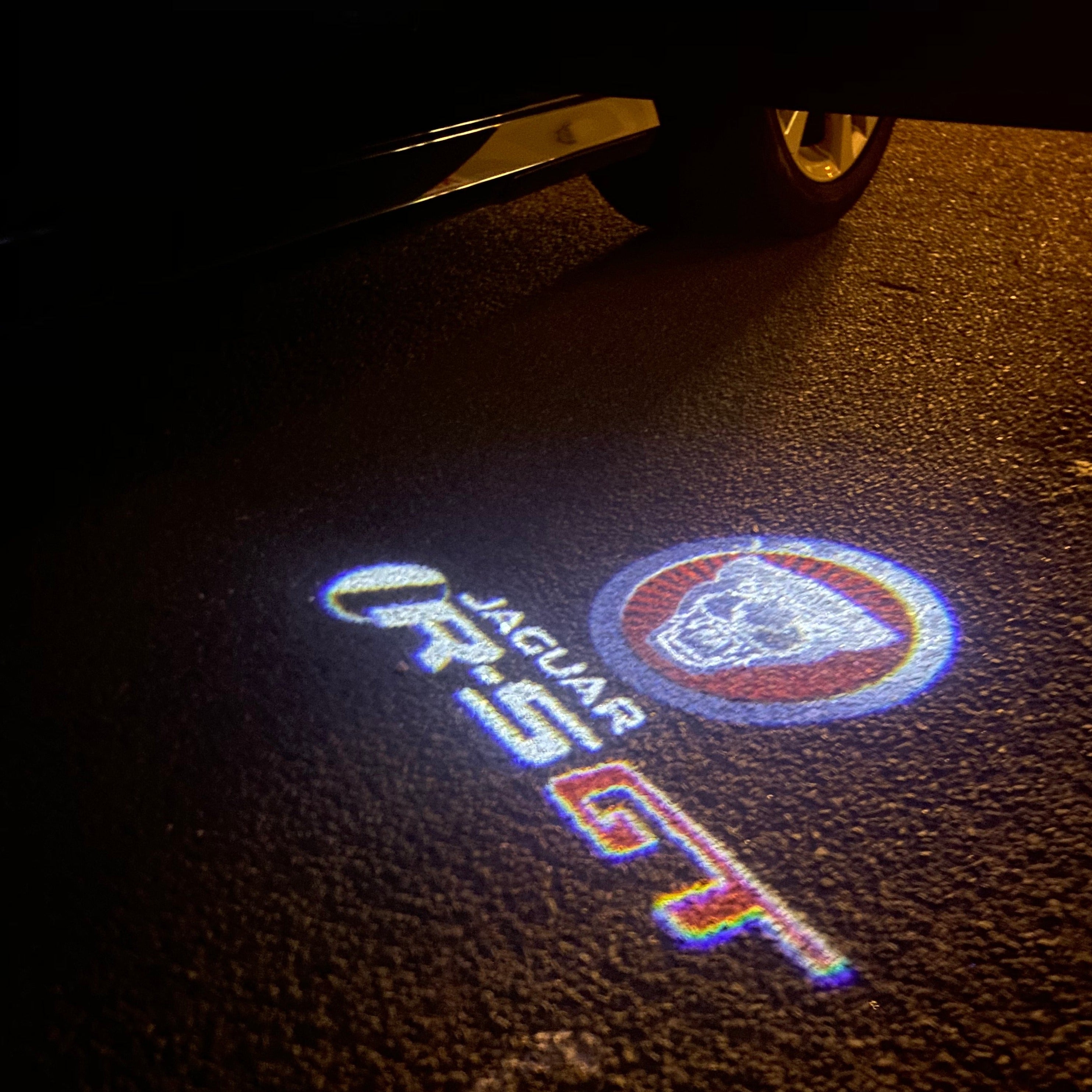 JAGUAR LOGO PROJECROTR LUCI Nr.104 (quantità 1 = 1 set / 2 luci porta)